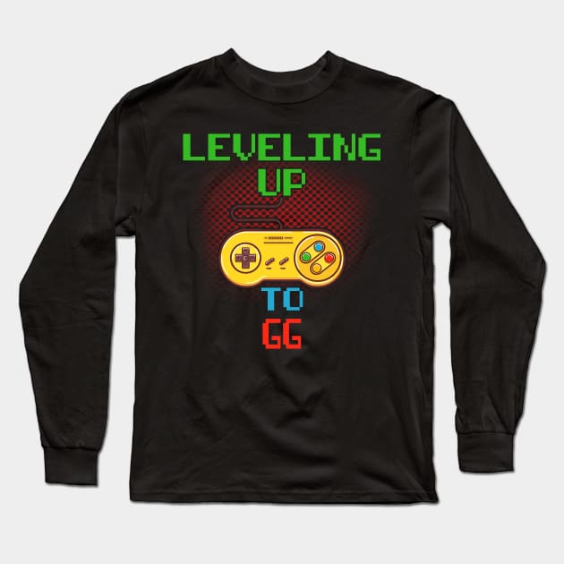 Promoted To GG T-Shirt Unlocked Gamer Leveling Up Long Sleeve T-Shirt by wcfrance4